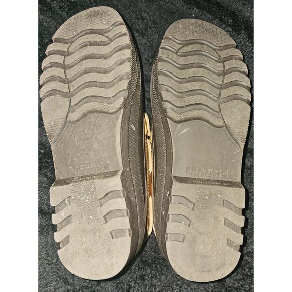 Sperry Women's Top-Sider Heron Brown Mini Platform Rubber Duck Boot - SZ 7.5 - Picture 7 of 7